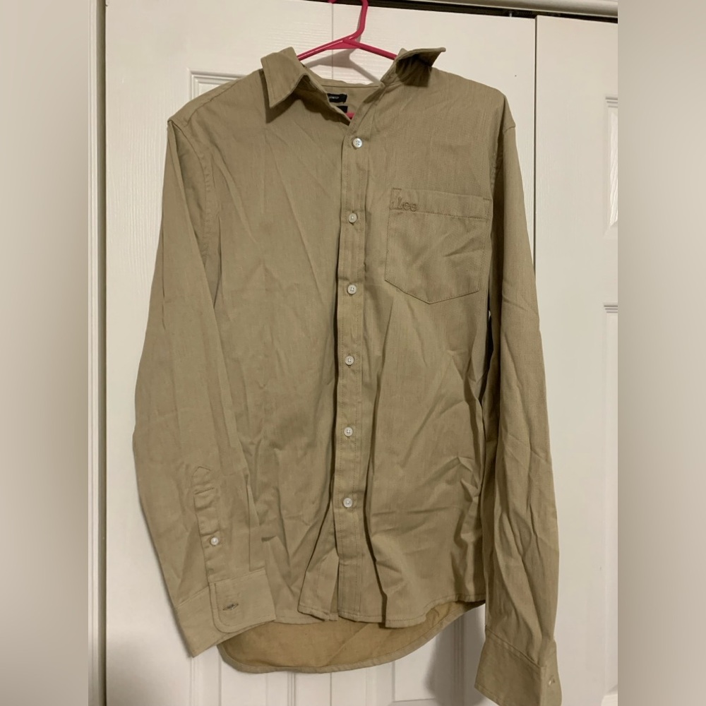 Lee Men's Casual Stretch Button Down Shirt